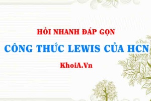 Công thức Lewis của HCN (Hydrogen Cyanide)